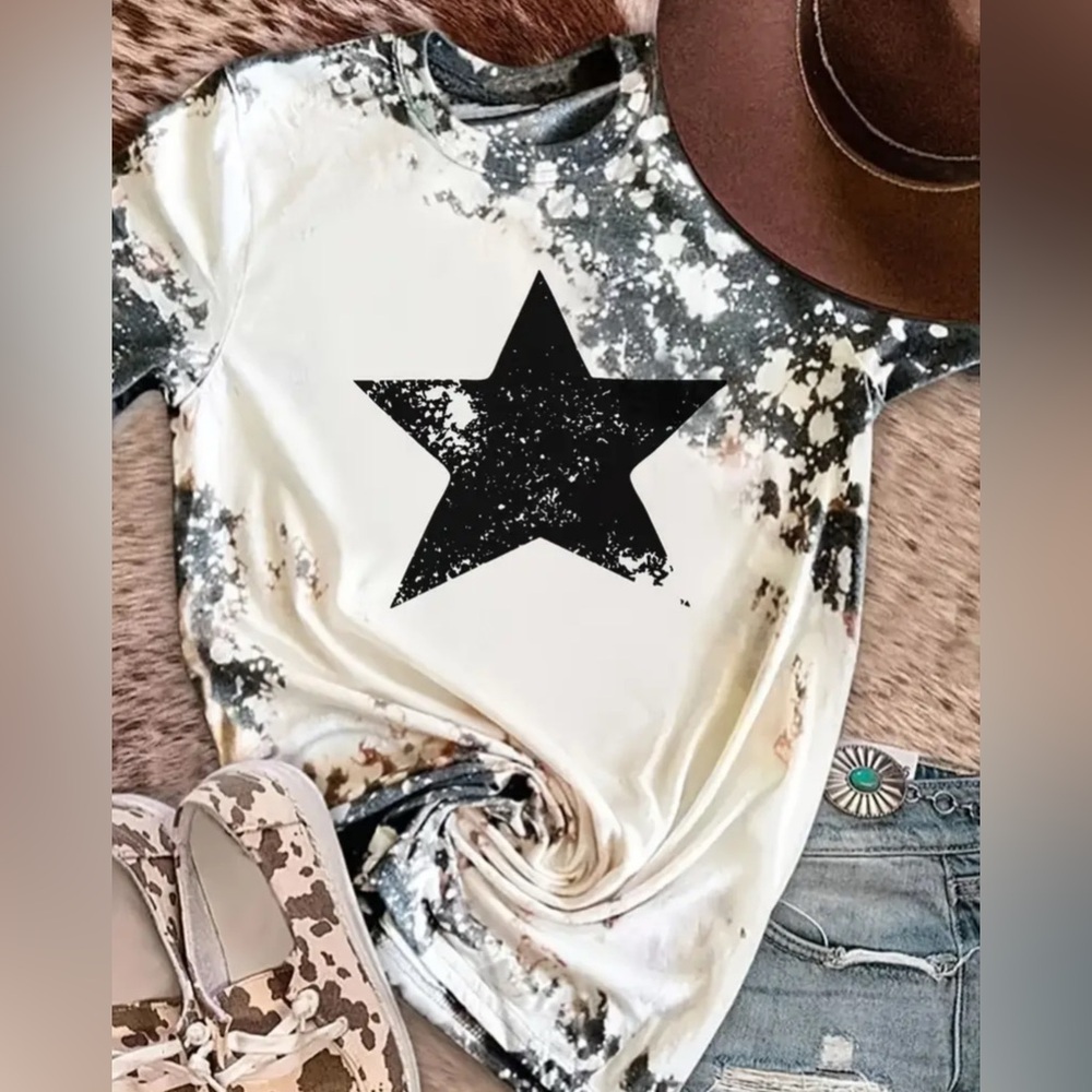 SOUTHWESTERN STAR PRINT T-SHIRT